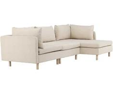 Sofa, Zero 3-vietės, 277x83 cm, kreminė