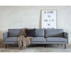 Venture Design Sofa, Zoom 3-vietės, 262x54x80 cm, Pilka