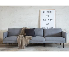 Venture Design Sofa, Zoom 3-vietės, 262x54x80 cm, Pilka