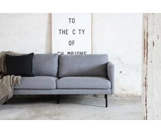 Venture Design Sofa, Zoom 3-vietės, 262x54x80 cm, Pilka