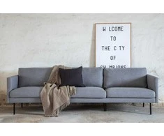Venture Design Sofa, Zoom 3-vietės, 262x54x80 cm, Pilka
