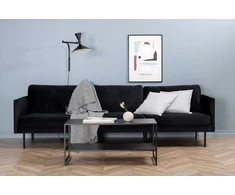 Venture Design Sofa, Zoom 3 vietų, 262x54x80 cm, Juoda