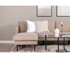 Venture Design Sofa, Zoom U-sofa, 260x154 cm, Bežinis