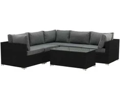 Venture Design Sofos grupė, „Amazon Modulsofa“, 237x237 cm, juoda