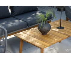 Venture Design Sofos komplektas Chania pilka, akacijos mediena