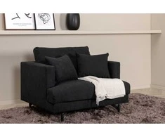 Sofa Venture Design Sofos, Sofia viengubas, 92x82x104 cm, Juoda