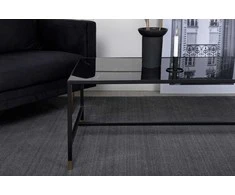 Venture Design Sofos stalas, Dipp, 130x60 cm, Juodas