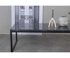 Venture Design Sofos stalas, Estelle, 120x60x36 cm, Pilka