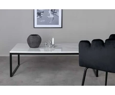 Venture Design Sofos stalas, Estelle, 120x60x36 cm, Balta