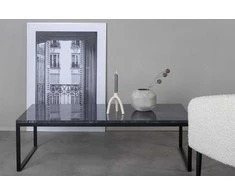 Venture Design Sofos stalas, Estelle, 120x60x36 cm, Pilka
