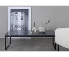 Venture Design Sofos stalas, Estelle, 120x60x36 cm, Pilka