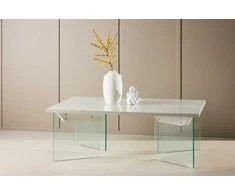 Venture Design Sofos stalas, Ester, 120x80 cm, Balta