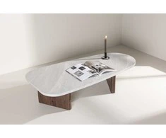 Venture Design Sofos stalas, Grönvik, 130x65 cm, Mokosinis