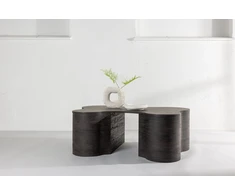 Venture Design Sofos stalas, Larvik, 130x90 cm, Mocca