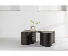 Venture Design Sofos stalas, Larvik, 130x90 cm, Mocca