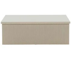 Venture Design Sofos stalas, Lenox, 90x90 cm, kreminė