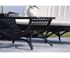 Venture Design Sofos stalas, Moana, 60x95.5 cm, Juodas