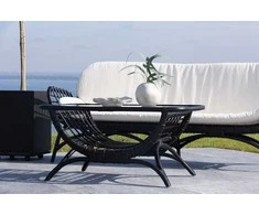 Venture Design Sofos stalas, Moana, 60x95.5 cm, Juodas