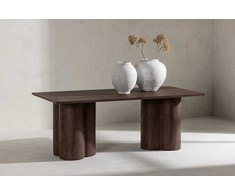 Venture Design Sofos stalas, Olivia, 60x120 cm, Mocca