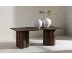 Venture Design Sofos stalas, Olivia, 60x120 cm, Mocca