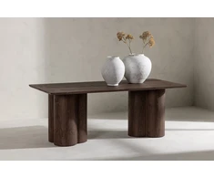 Venture Design Sofos stalas, Olivia, 60x120 cm, Mocca
