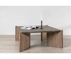 Venture Design Sofos stalas, Rogaland, 100x100x40 cm, Ruda