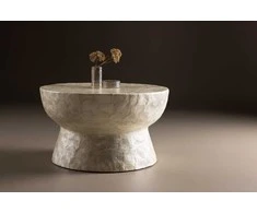 Venture Design Sofos stalas, Sandön, ⌀70 cm, Beždžio spalva
