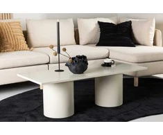 Venture Design Sofos stalas, Sandvika, 120x50 cm, Bežis
