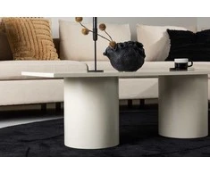 Venture Design Sofos stalas, Sandvika, 120x50 cm, Bežis