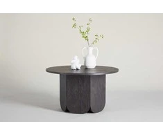 Venture Design Sofos stalas, Tekla, ø80x45 cm, Juodas