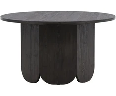 Venture Design Sofos stalas, Tekla, ø80x45 cm, Juodas