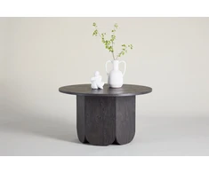 Venture Design Sofos stalas, Tekla, ø80x45 cm, Juodas