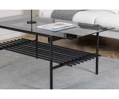 Venture Design Sofos stalas, Von Staf, 60x120x48 cm, Juodas