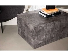 Venture Design Sofos stalas, York, 60x80 cm, Tamsiai pilkas