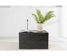 Venture Design Sofos stalas, York Low, 60x80 cm, Mocca