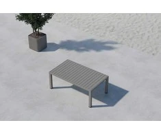 Venture Design Sofos staliukas Copacabana 70x120 cm rudas aliuminis