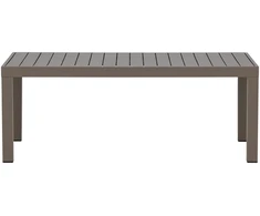 Venture Design Sofos staliukas Copacabana 70x120 cm rudas aliuminis