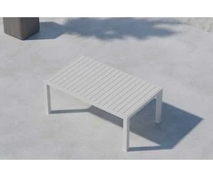 Venture Design Sofos staliukas Copacabana 70x120 cm smėlio spalvos, aliuminis
