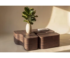 Venture Design Sofos staliukas Nordland, MDF, mokka