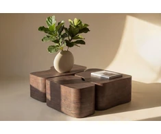 Venture Design Sofos staliukas Nordland, MDF, mokka