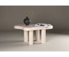 Venture Design Sofos staliukas, Strömstad, 100x71 cm, Balta