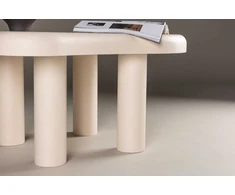 Venture Design Sofos staliukas, Strömstad, 100x71 cm, Balta