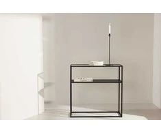 Venture Design Šoninis stalas, Bogota, 80x30 cm, Juodas