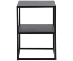 Venture Design Šoninis stalas, Curitiba, 70x33 cm, Juodas