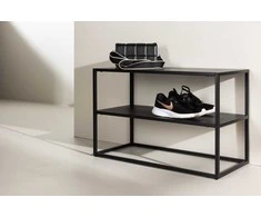 Venture Design Šoninis stalas, Curitiba, 70x33 cm, Juodas