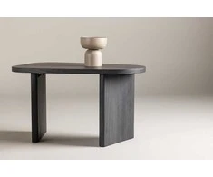 Venture Design Šoninis stalas, Grönvik, 70x45 cm, Juodas