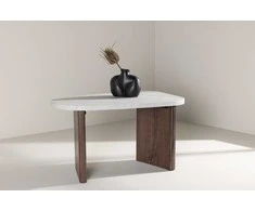 Venture Design Šoninis stalas, Grönvik, 70x45 cm, šviesiai pilka