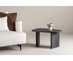 Venture Design Šoninis stalas, Grönvik, 70x45 cm, Juodas