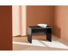 Venture Design Šoninis stalas, Juni, 58x35 cm, Juodas