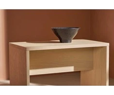 Venture Design Šoninis stalas, Juni, 58x35 cm, balta kalkė